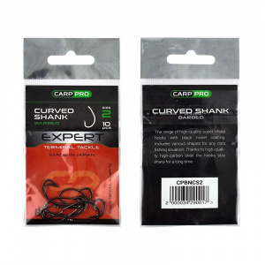 Крючки CARP PRO Black Nickel Curved Shank №2 10шт.