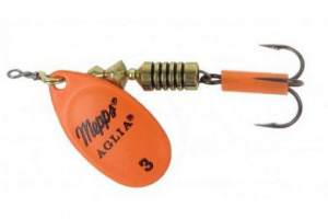 Блесна вращ. MEPPS Aglia Fluo №0 Orange 2.5гр. блистер (CPFO00403BL)