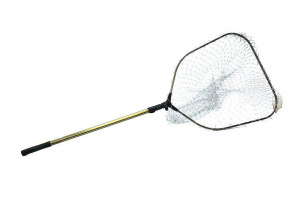 Подсачек Namazu Pro NoKnot Net PVC складной телескопический L-160см/50см
