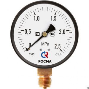 Манометр BH-MNB1 D=40mm M10 глицерин