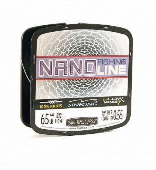 Леска BALSAX Nano Fishing Green BOX 100м